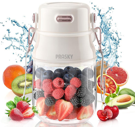 2B - PRASKY Personal Blender, BPA Free 27oz Portable Blender for Smoothies and Shakes, Juicer Blender
