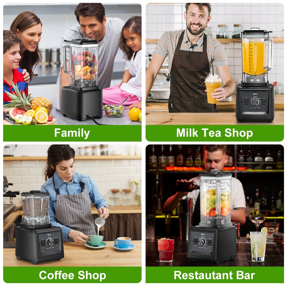 Prasky-Professional Blender for Kitchen&Smoothies, With 70oz ,2 Containers Countertop Blenders Ice Crushing,25000RPM High-Speed Blender ,Shakes & Juice, Kitchen Appliances