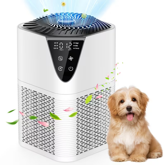 2026 Quiet H13 True HEPA for Large Rooms up to 1076 Sq Ft - Ultra-Quiet 25dB Operation, 3-Stage Filtration System with & Allergen Suitable for Bedroom,, Office, for home with Pets