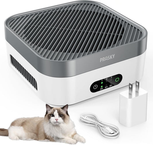 Air Purifiers for Home, H13 True HEPA Filter Captures Smoke Odor Pet Dander, Portable Quiet Car Air Purifier for RV/Desk/Bedroom/Office, Covers up to 600 Ft², Timer