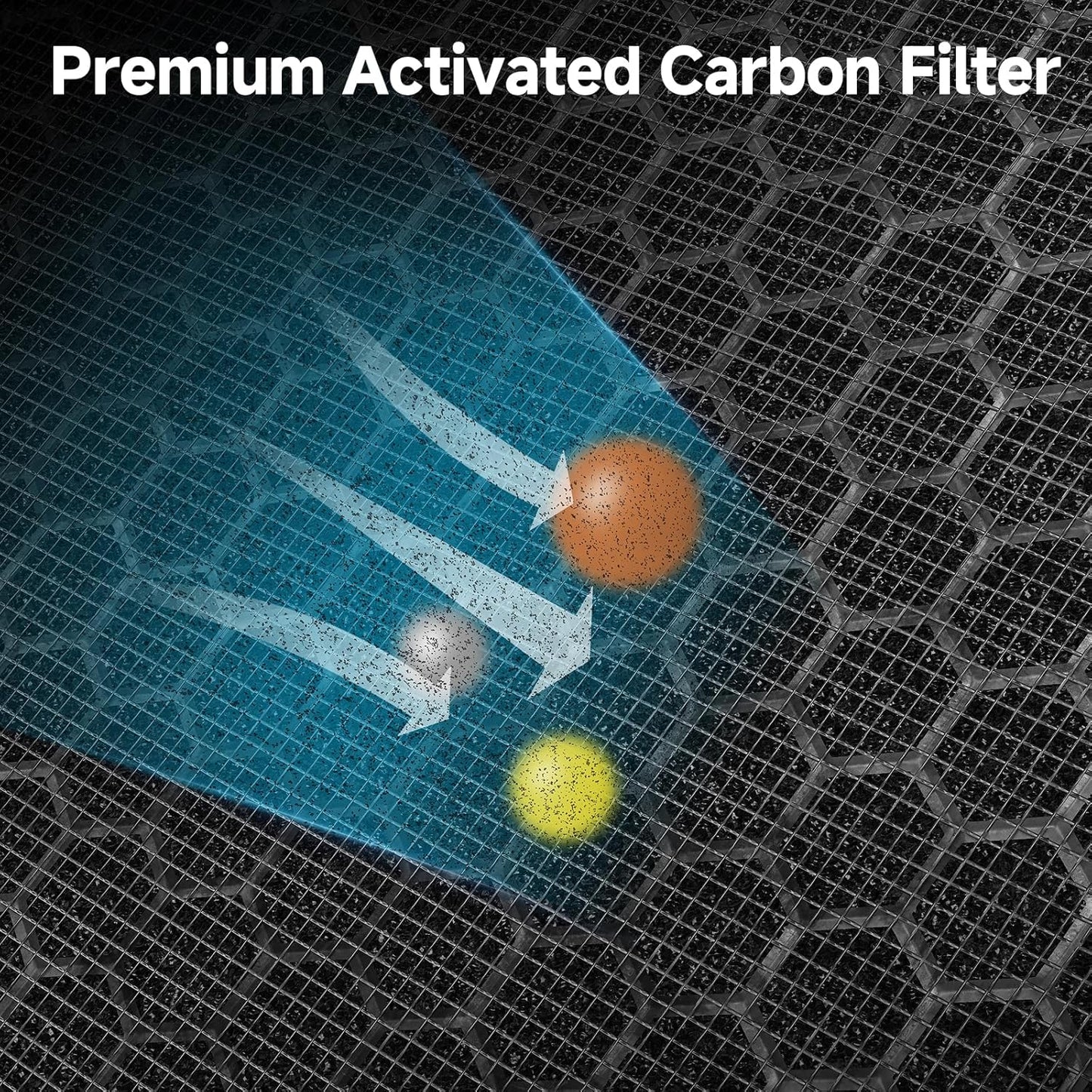 PRASKY Original Filter Replacement for Air Purifier MB-032, H13 True HEPA Air Cleaner Filter