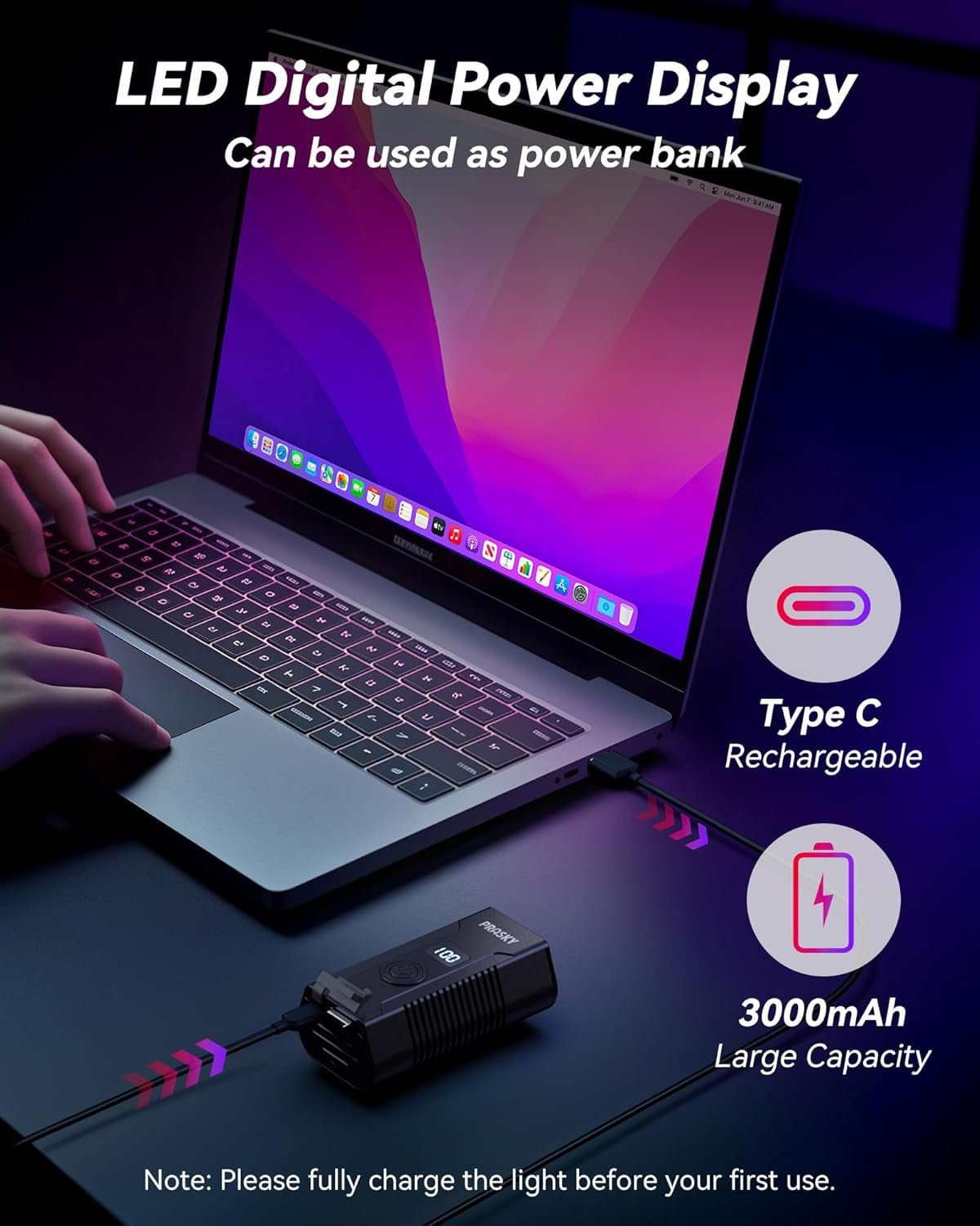 Bike Lights for Night Riding, 6+4 Modes LED Headlight and Taillight Set, 9000 Lumens USB-C Rechargeable, Waterproof Bicycle Front and Rear Lights for Cyclists and Commuters Accessories