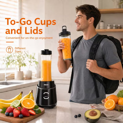Smoothies Blenders, Food Processor Blender, 2 X 22oz Travel Cups Included, Blender, Summer Drinks Blenders Ice, Milk Shake, Ice Slushie, Juice, Shake