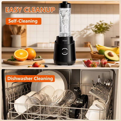 Smoothies Blenders, Food Processor Blender, 2 X 22oz Travel Cups Included, Blender, Summer Drinks Blenders Ice, Milk Shake, Ice Slushie, Juice, Shake